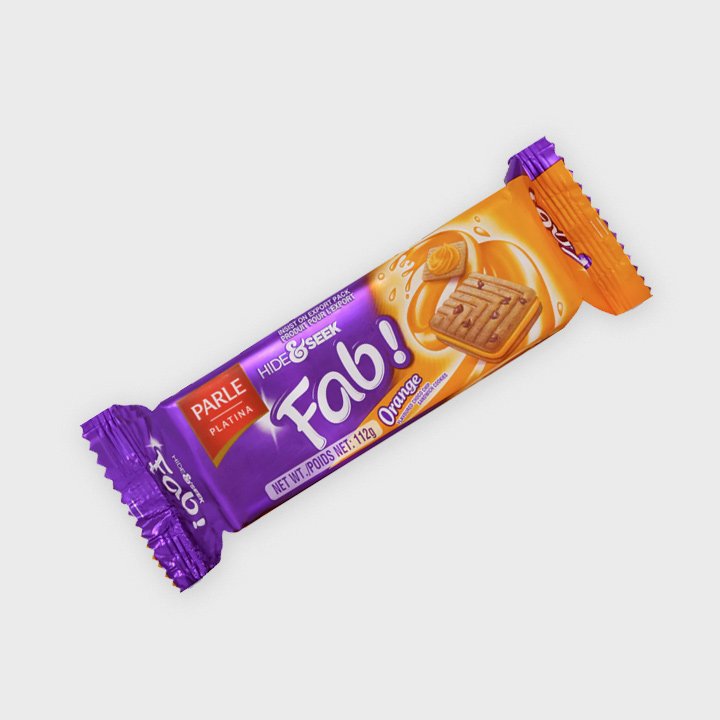 Parle Platina Fab Orange Cream Biscuits – 112g